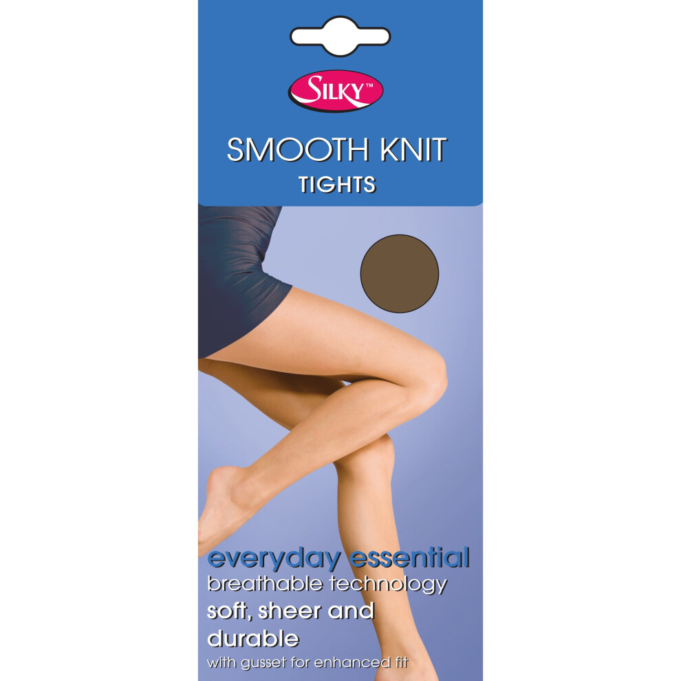 (XXX-Large (60-80), Chiffon) Silky Womens/Ladies Smooth Knit Tights Extra Size (1 Pairs)