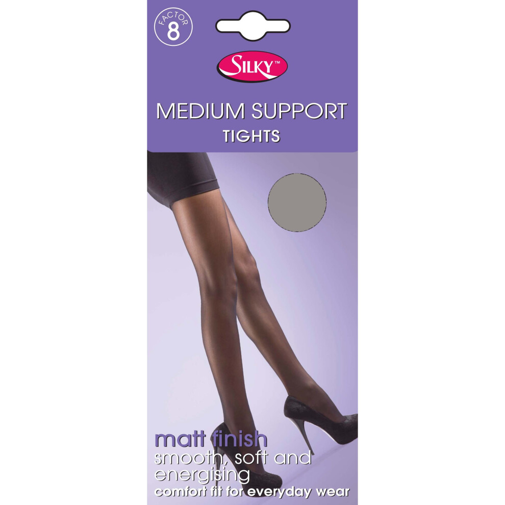 (X-Large (48â-54â), Diamond) Silky Ladies Medium Support Tights (1 Pair)