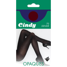 (Large (5ft6”-5ft10”), Dark Wine) Cindy Womens/Ladies 70 Denier Opaque Tights (1 Pair)