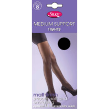 (X-Large (48”-54”), Sherry) Silky Ladies Medium Support Tights (1 Pair)