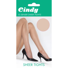 (X-Large (5ft6”-5ft10”), Bamboo) Cindy Womens/Ladies 15 Denier Sheer Tights (1 Pair)