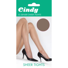 (X-Large (5ft6”-5ft10”), Paloma Mink) Cindy Womens/Ladies 15 Denier Sheer Tights (1 Pair)