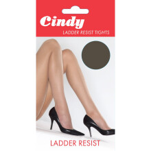 (X-Large (5ft6”-5ft10”), Pearl Grey) Cindy Womens/Ladies Ladder Resist Tights (1 Pair)