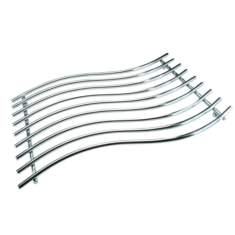 Apollo Chrome Trivet, Wave 40 x 28cm