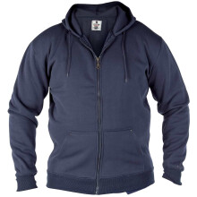 (6XL, Navy) Duke Mens Rockford Kingsize Cantor Zip Through Hooded Sweatshirt