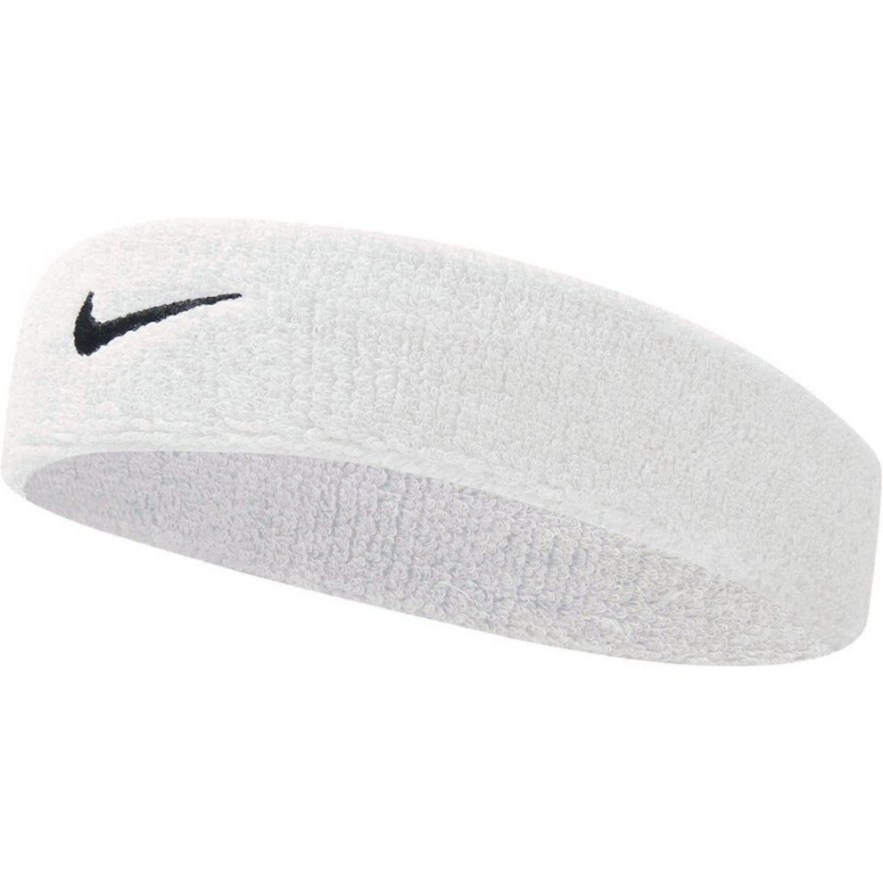 (One Size, White) Nike Swoosh Headband