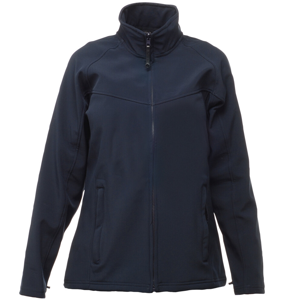 Regatta (20 Uk, Navy/Navy) Ladies Uproar Softshell Wind Resistant Jacket