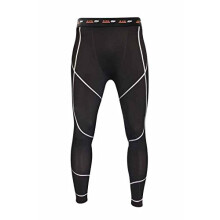 (Large Youth, Black) Atak Boys Compression Tights