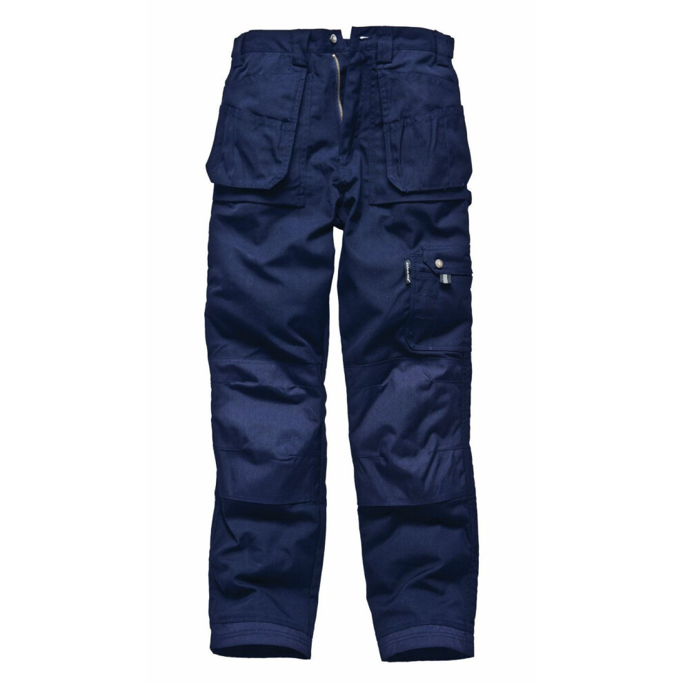(30W x Regular, Navy Blue) Dickies Eisenhower Work Trousers (Regular) / Mens Workwear