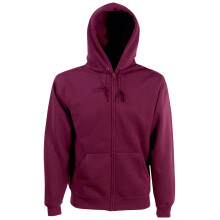 (M, Burgundy) Fruit Of The Loom Men's Classic Hooded Sweatshirt