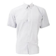 (15.5inch, White) Dickies Short Sleeve Cotton/Polyester Oxford Shirt / Mens Shirts