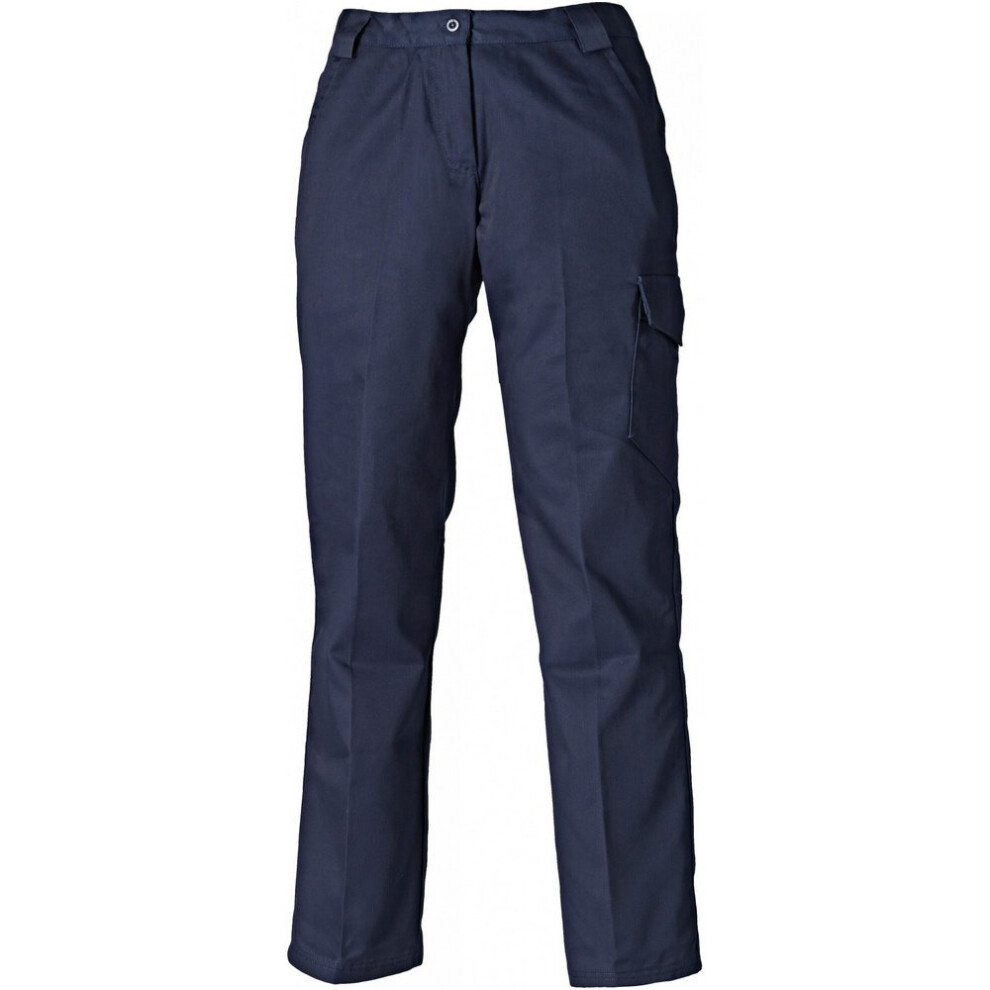 Dickies (12, Navy ) Womens/Ladies Redhawk Workwear Trousers (Regular) Blue