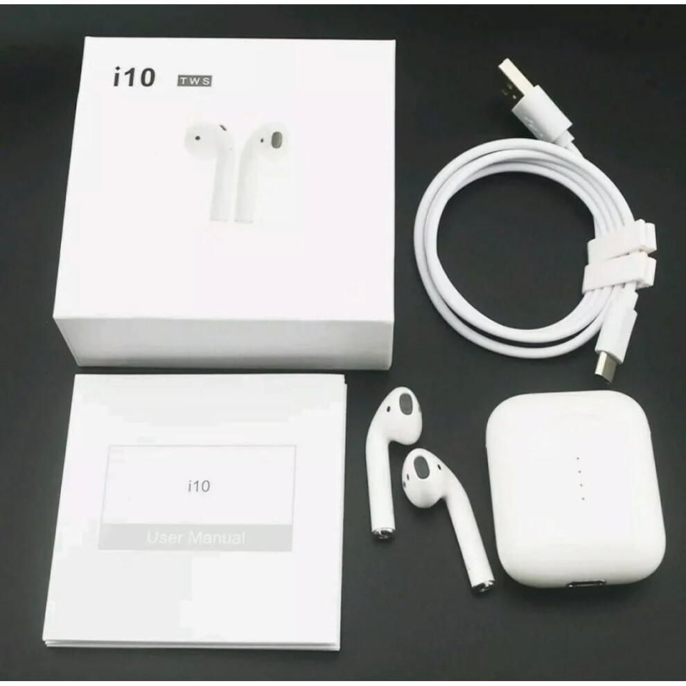 i10 TWS Wireless Earpods For Iphone And Samsung