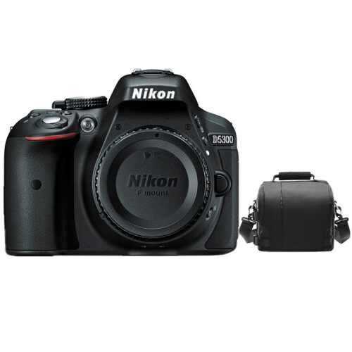 Nikon NIKON D5300 Gehäuse Schwarz + Kameratasche