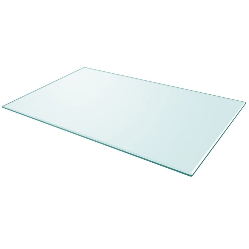 Vidaxl Table Top Dining Table Protector Tempered Glass Rectangular 1000X620 Mm