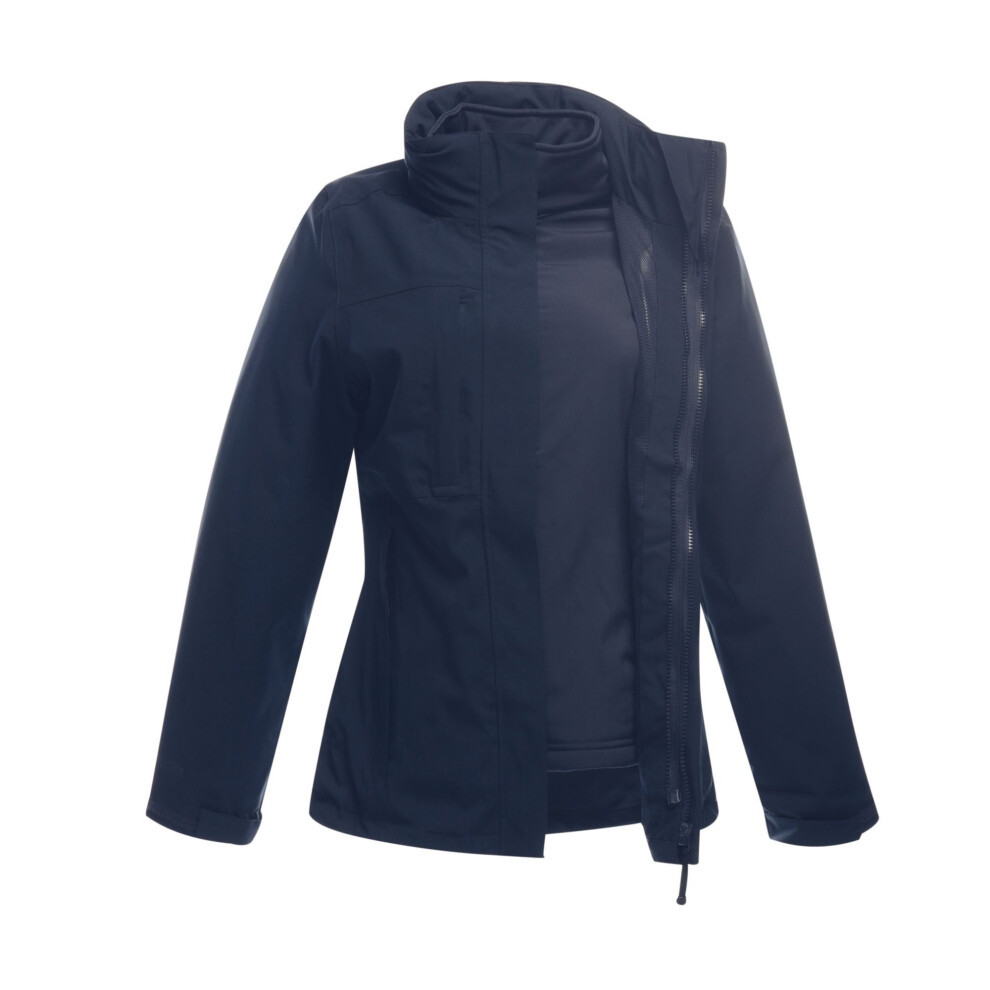 Regatta (20, Navy) Professional Womens/Ladies Kingsley 3-In-1 Waterproof Jacket Blue,Multicoloured