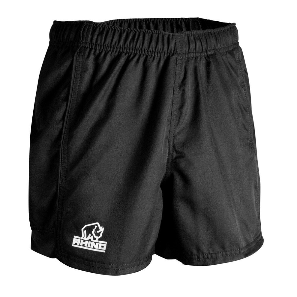 Rhino (L, ) Auckland Rugby Shorts Men's Black