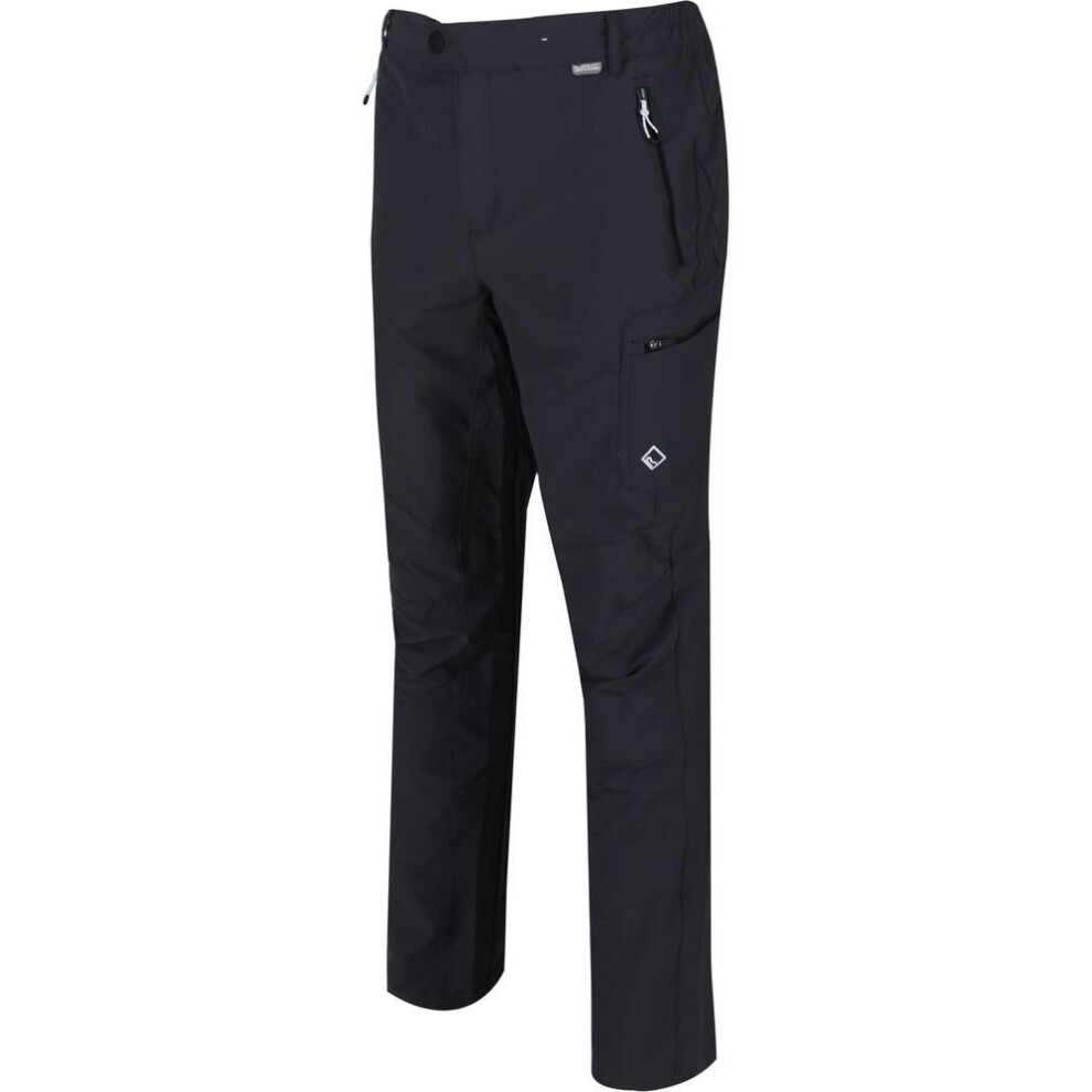 (42R, Seal Grey) Regatta Mens Highton Water Repellent Hiking Trousers