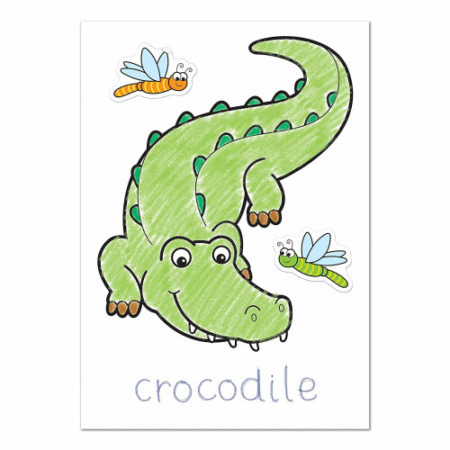 Orchard Jungle Sticker Colouring Book - Board Game 1