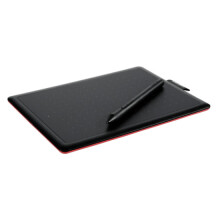 Tableta gráfica Wacom Tableta gráfica con lápiz - 21 centímetros - 1024 niveles de presión - Negra y Roja - Windows/Mac OS/C