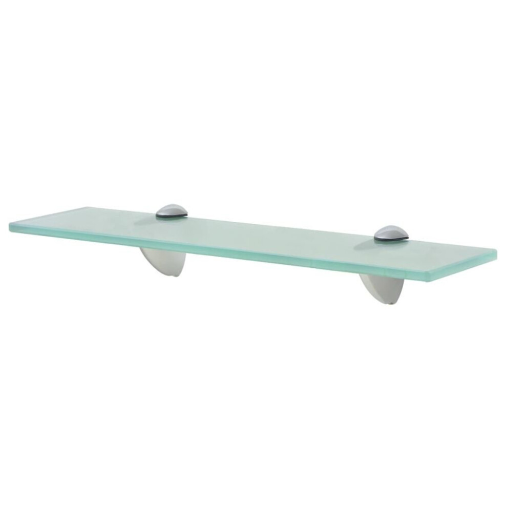 Vidaxl Wall Floating Shelf Panel Glass Sheet Plate Storage Room Shelving Display Blue