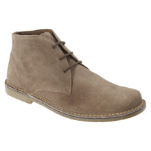 (14 UK, Sand) Roamers Mens Real Suede Fulfit Desert Boots