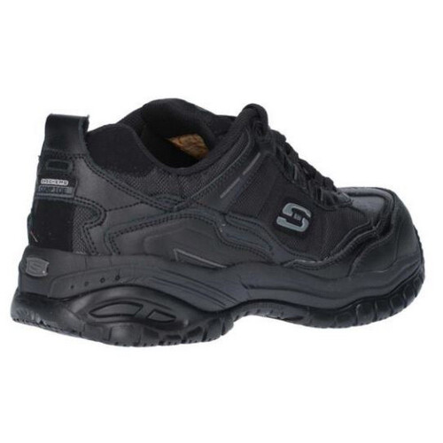Skechers (11 UK, Black) Skechers Mens Soft Stride Work Trainer 2