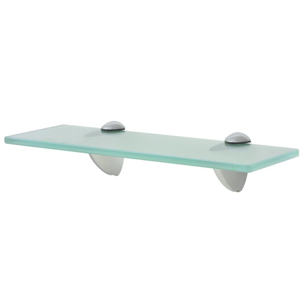 vidaXL Floating Shelf Wall Mounted Hanging Display Rack Glass 30x10 cm 8 mm