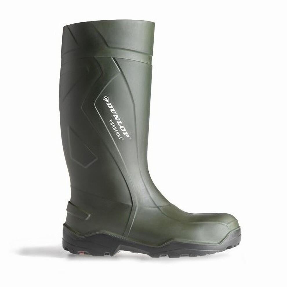 Dunlop (39 Eur, ) C762933 Purofort+ Full Safety Standard Wellington Boxed / Womens Safety Boots Green
