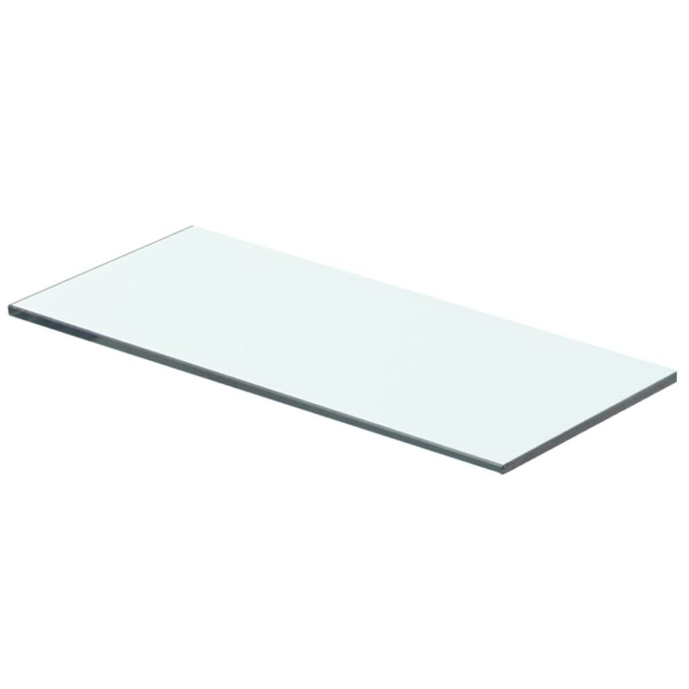 vidaXL Shelf Panel Glass Sheet Plate Storage Cabinet Room Shelving Display Clear