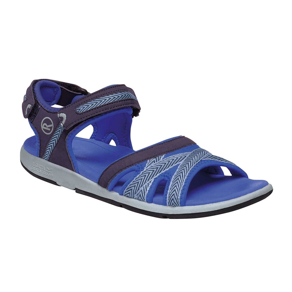 (4 UK, Navy/Blueberry Pie) Regatta Womens/Ladies Santa Clara Sandals