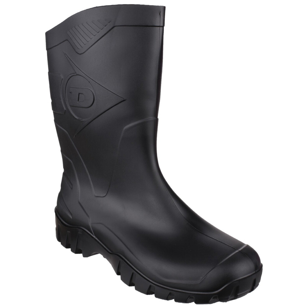 (40 EUR, Black) Dunlop Dee Calf K580011 Mens Wellington Boots