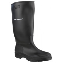 (47 EUR, Black) Dunlop 380PP Pricemaster Unisex Wellington Boots