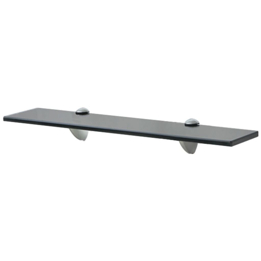 vidaXL Wall Floating Shelf Panel Glass Sheet Plate Storage Room Shelving Display