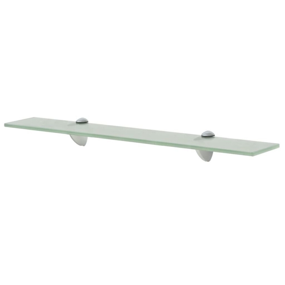 vidaXL Wall Floating Shelf Panel Glass Sheet Plate Storage Room Shelving Display