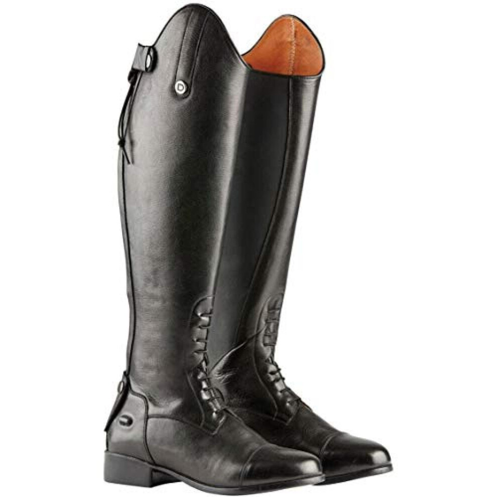 (7 UK Regular Regular, Black) Dublin Womens/Ladies Holywell Tall Leather Field Boots