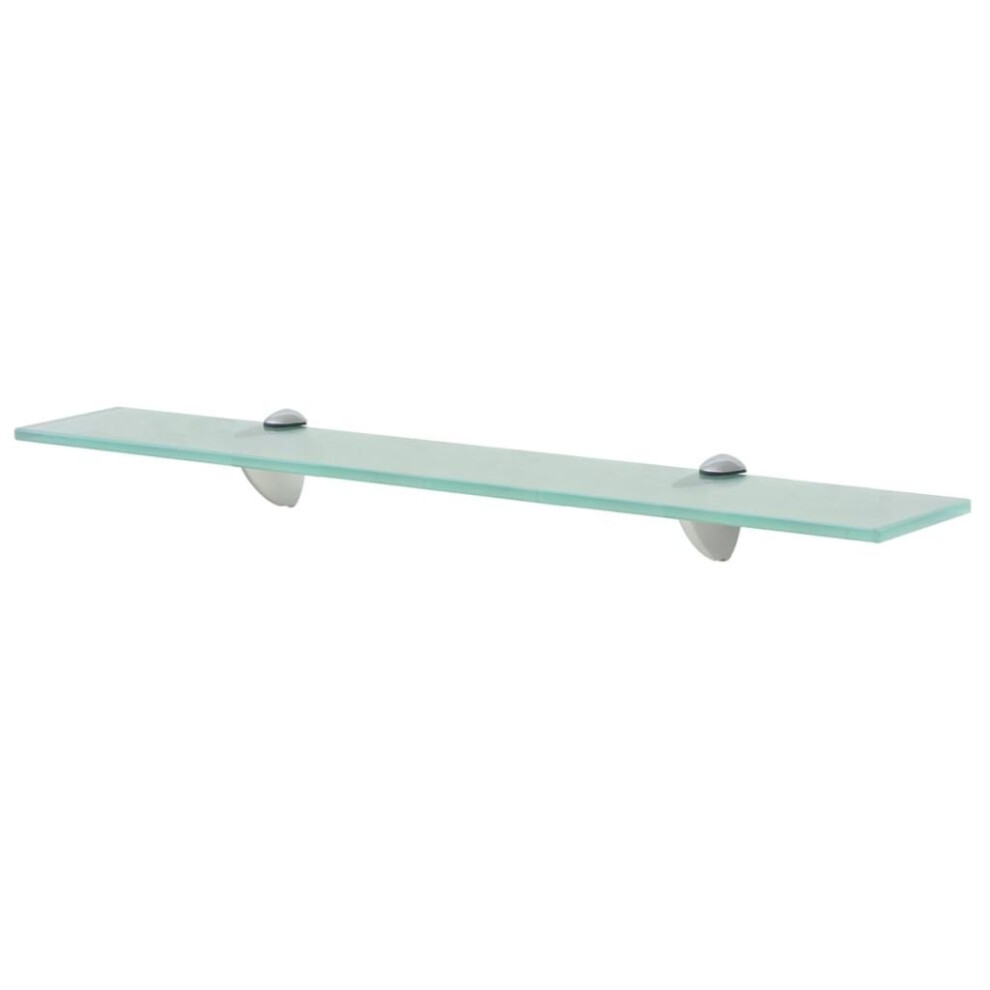 vidaXL Wall Floating Shelf Panel Glass Sheet Plate Storage Room Shelving Display