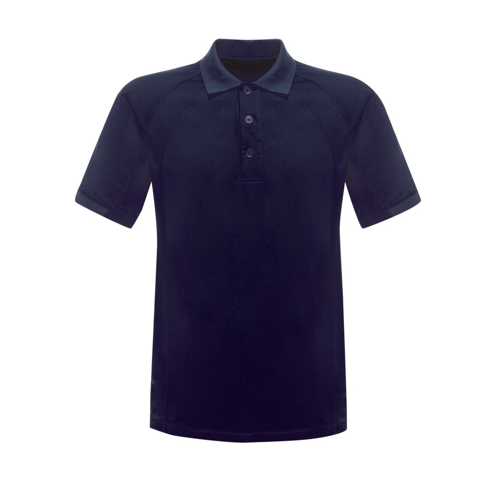 Regatta Professional Men's Lightweight Coolweave Wicking Polo Shirt Navy, Size: Xxl