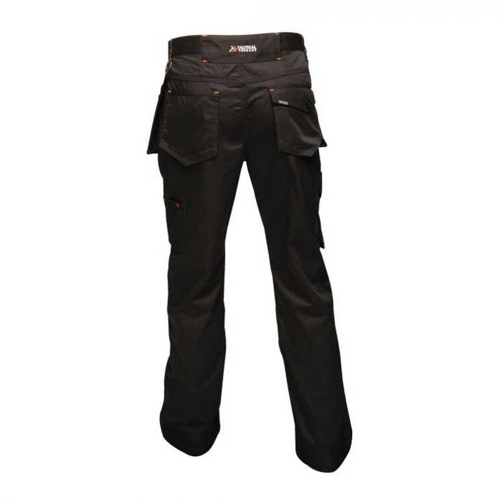 Regatta Men's Black (32R, ) Incursion Work Trousers Size 35