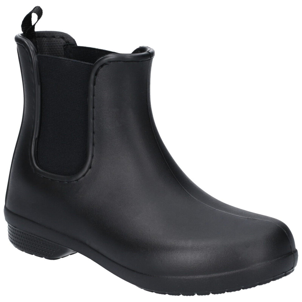 (5, Black/Black) Crocs Womens/Ladies Freesail Chelsea Boot