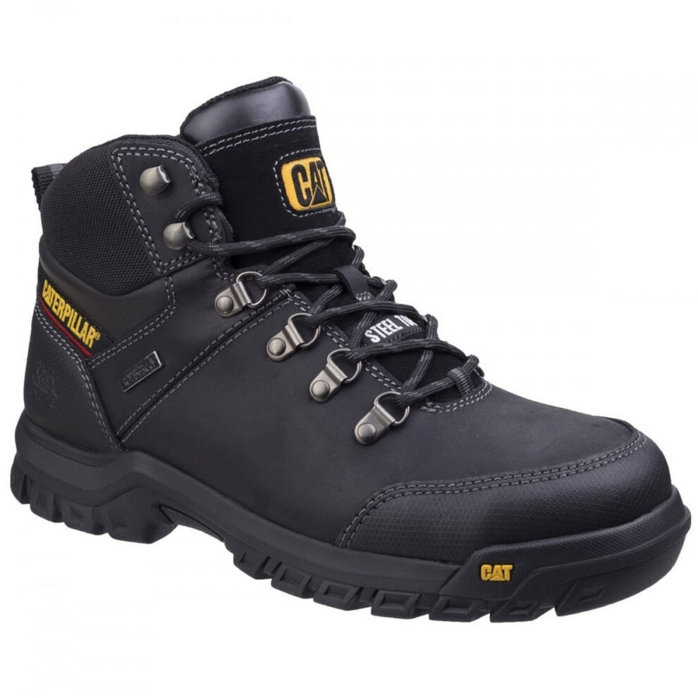 (12 UK, Black) Caterpillar Mens CAT Framework S3 Safety Leather Boots