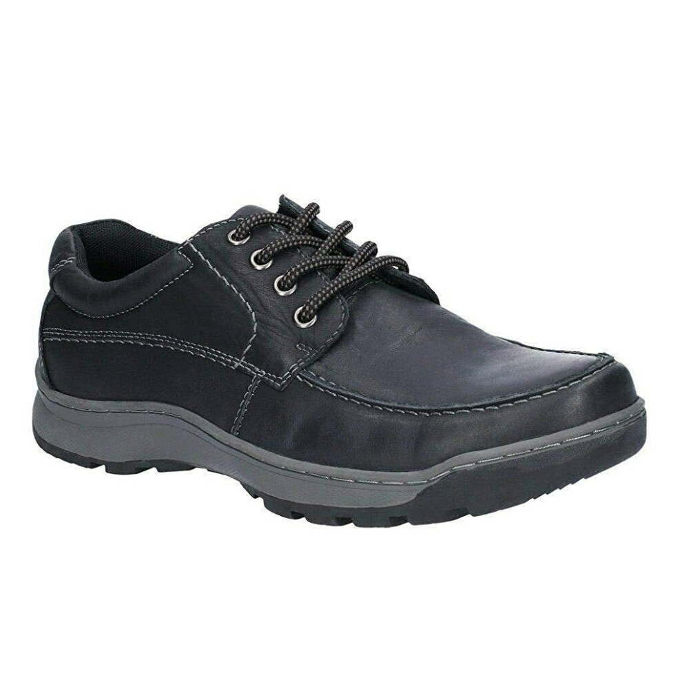(8 UK, Black) Hush Puppies Mens Tucker Lace Up Shoes