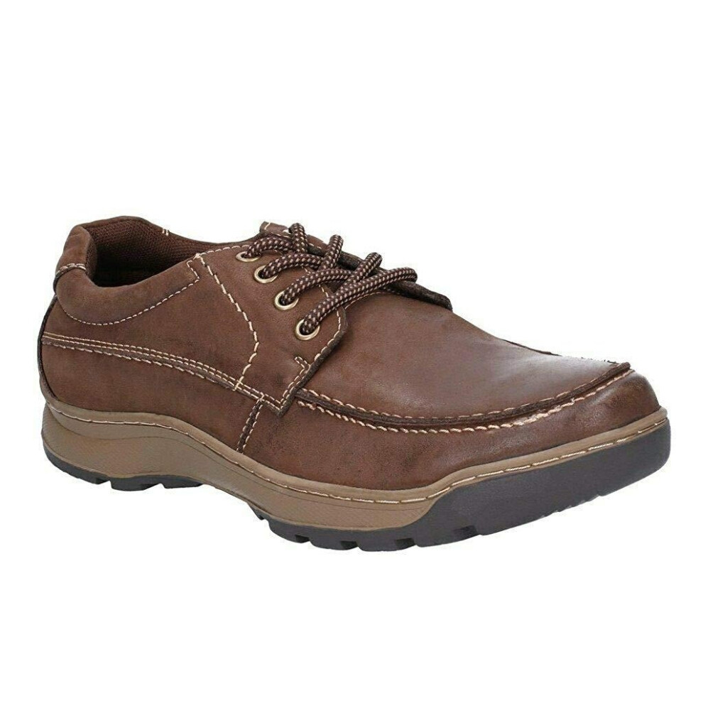 (6 UK, Brown) Hush Puppies Mens Tucker Lace Up Shoes