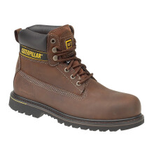 (8 UK, Brown) Caterpillar Holton S3 Safety Boot / Mens Boots / Boots Safety