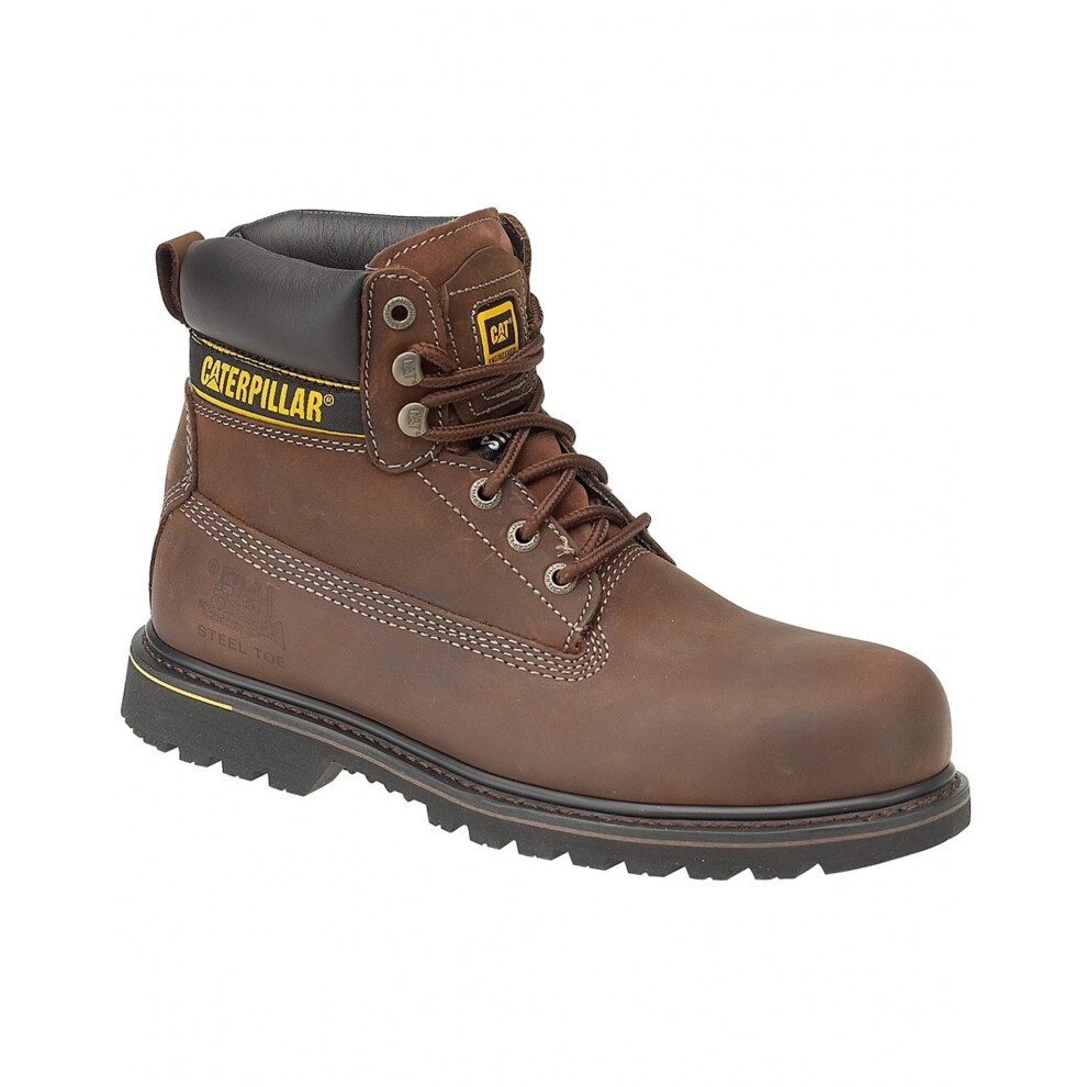 (15 UK, Brown) Caterpillar Holton SB Safety Boot / Mens Boots / Boots Safety