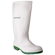 (46 EUR, White/Green) Dunlop Mens Pricemastor 380BV Wellington Boots