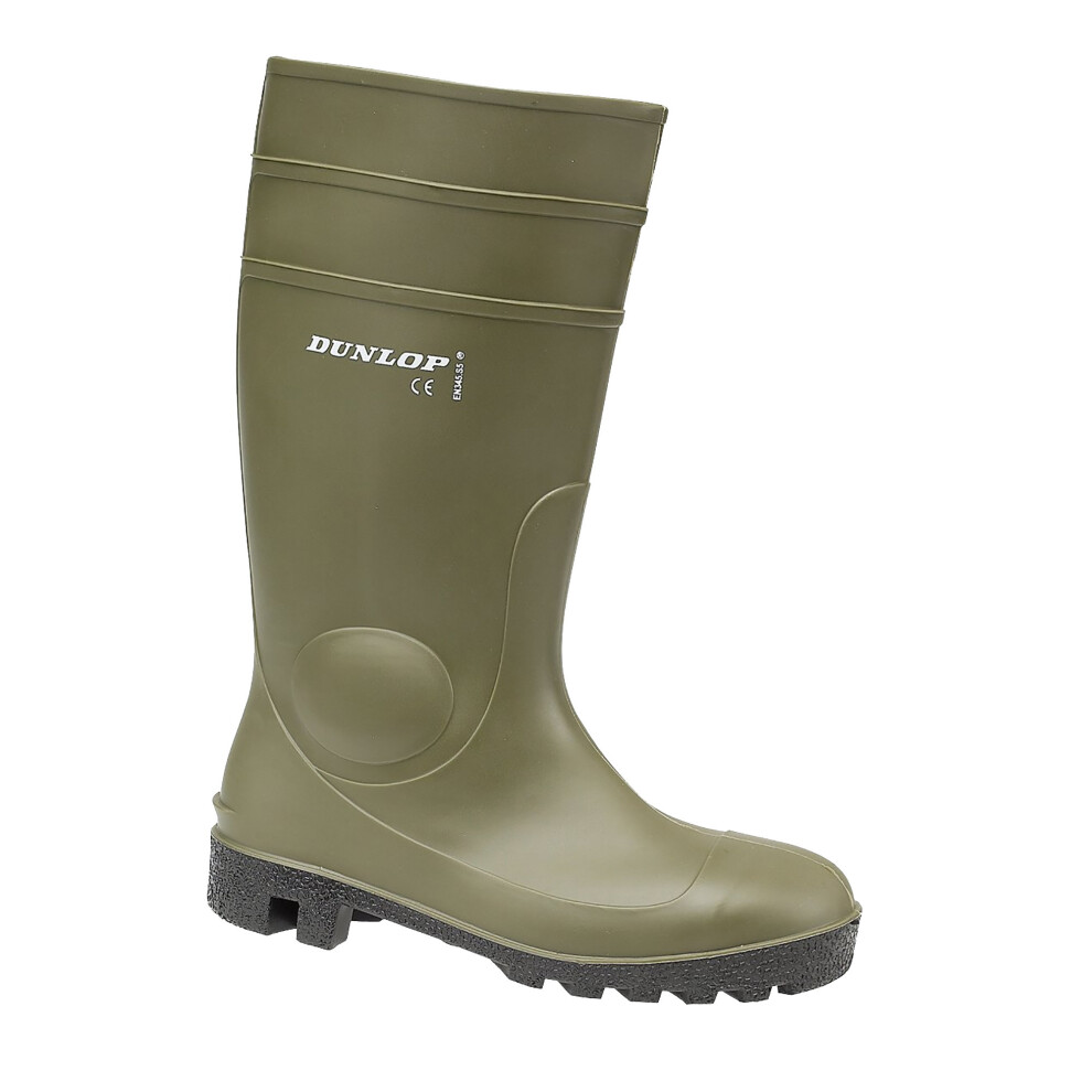 Dunlop (44 Eur, ) Unisex Fs1700/142Vp Wellington Boot / Mens Womens Boots Green