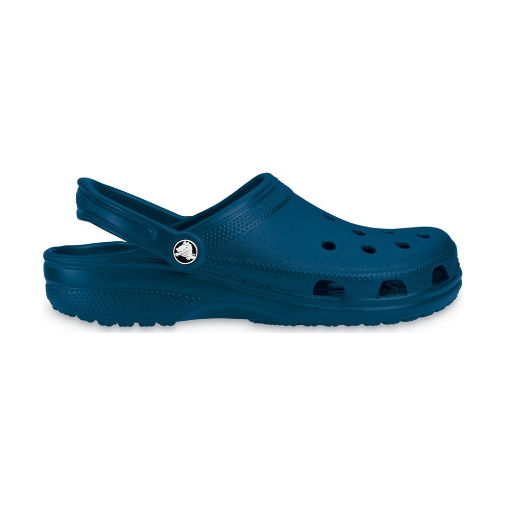 (12 UK, Navy) Crocs Adults Unisex 10001 Classic Cushioned Clogs