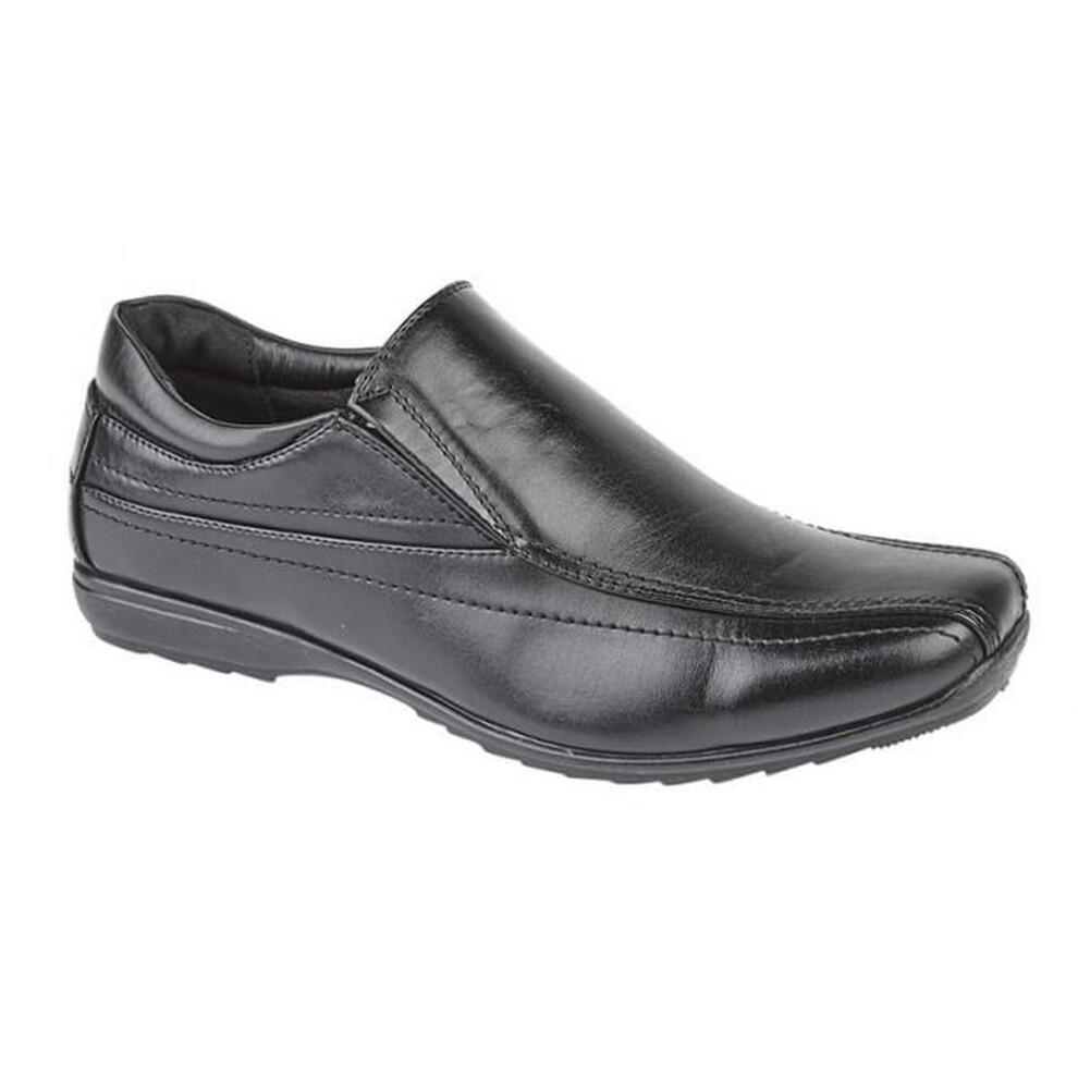 (9 UK, Black) US Brass Mens Custer/Clipper Twin Gusset Shoes