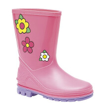 (5 UK Junior, Pink/Lilac) StormWells Girls Puddle Floral Wellingtons